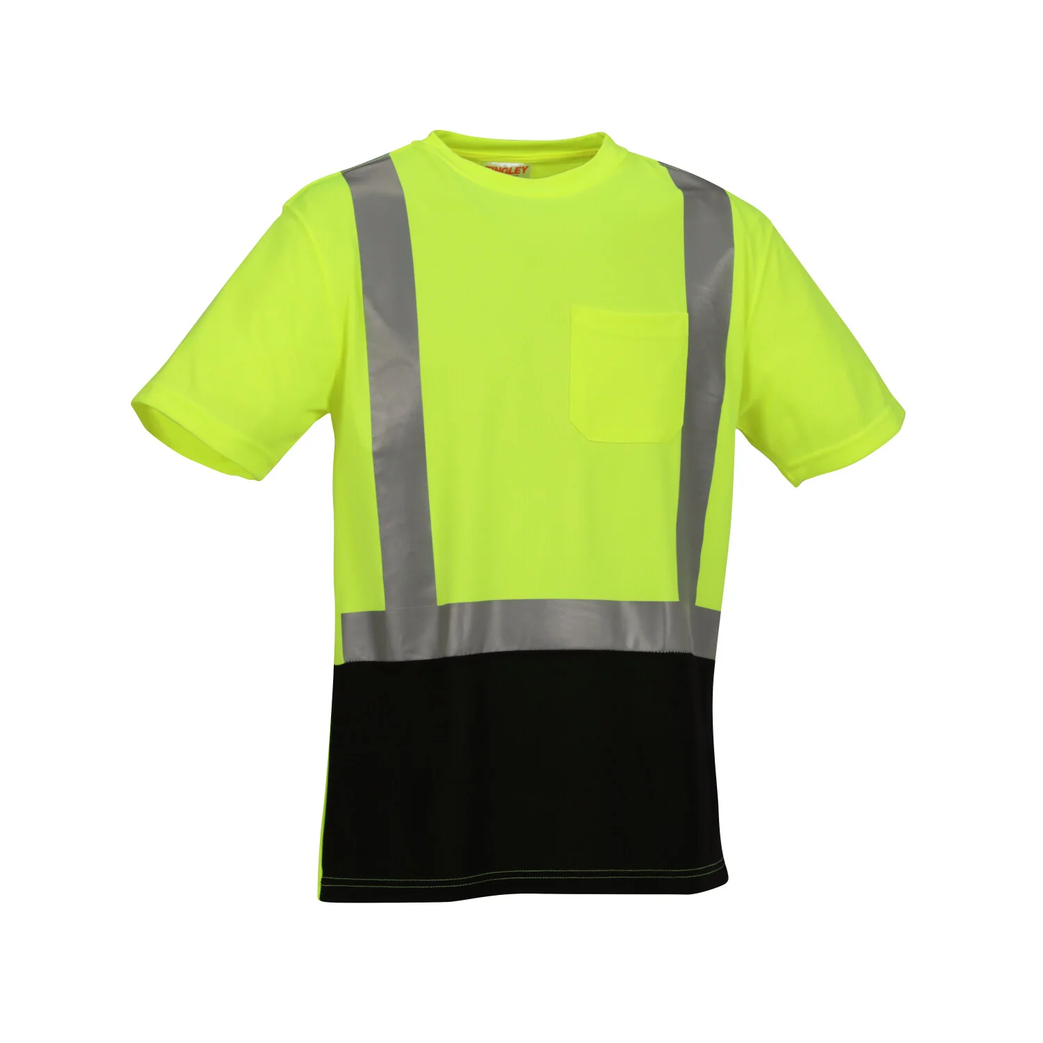 Job Sight Class 2 Black Front T-Shirt - Image 51