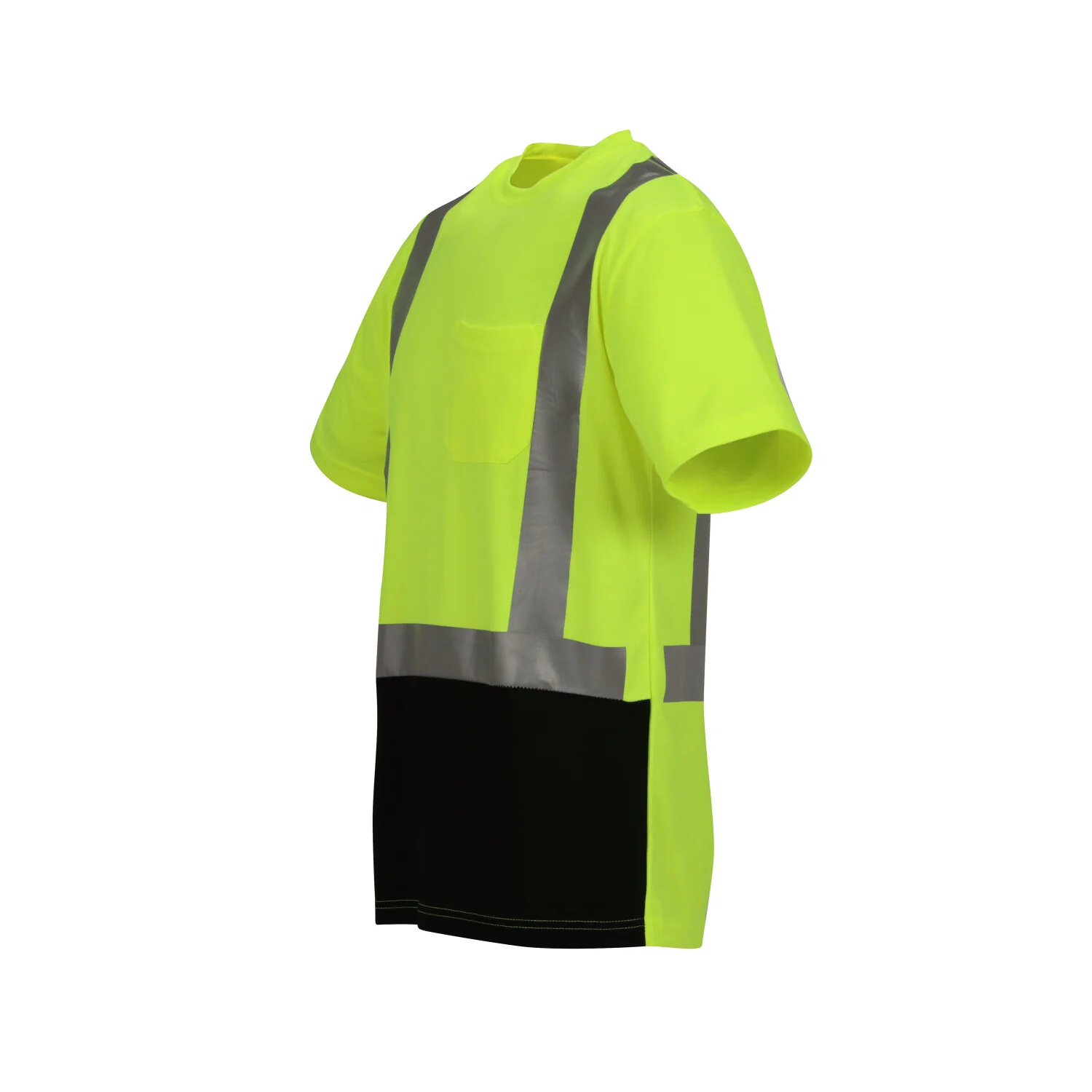 Job Sight Class 2 Black Front T-Shirt - Image 8