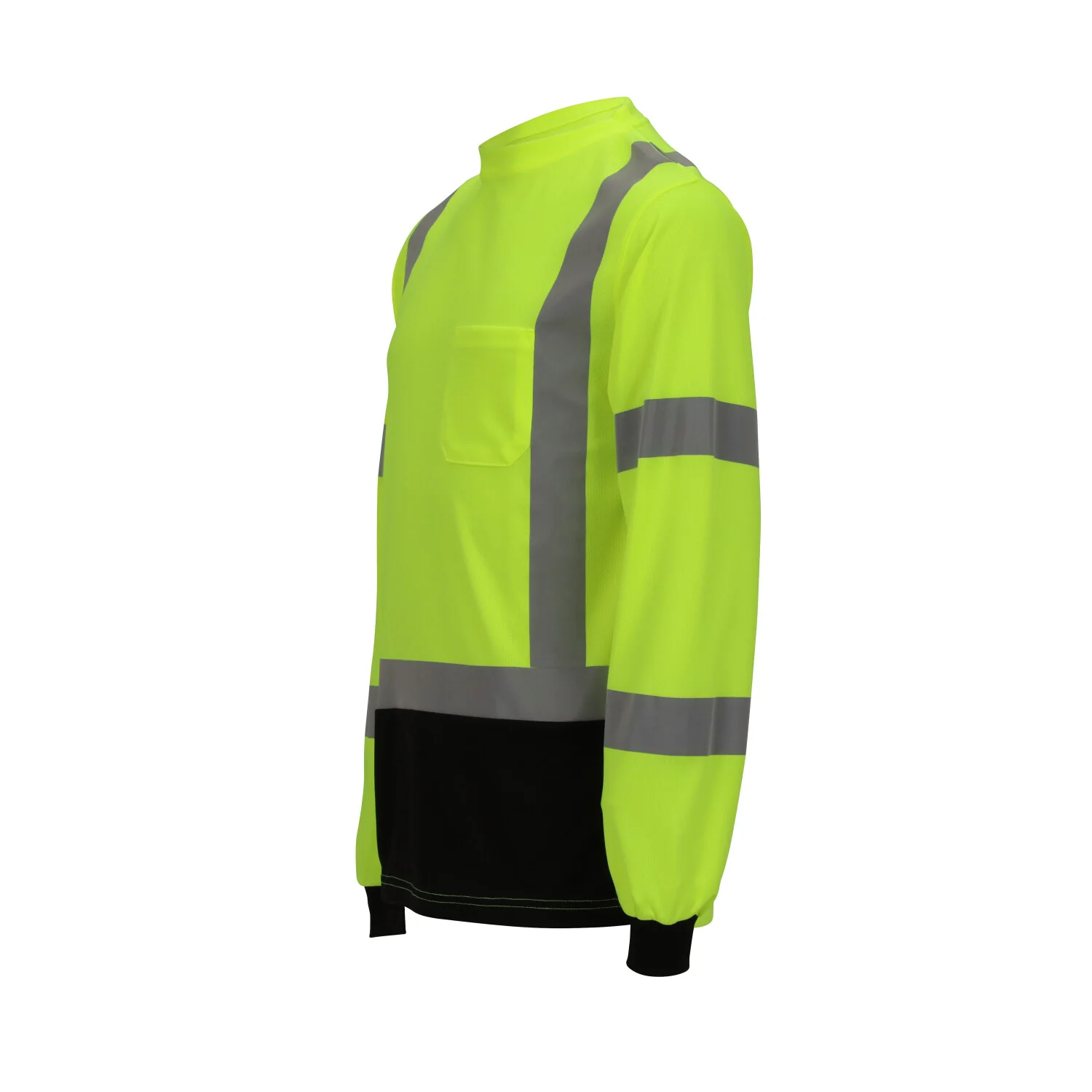 Job Sight Class 3 Black Front T-Shirt - Image 32