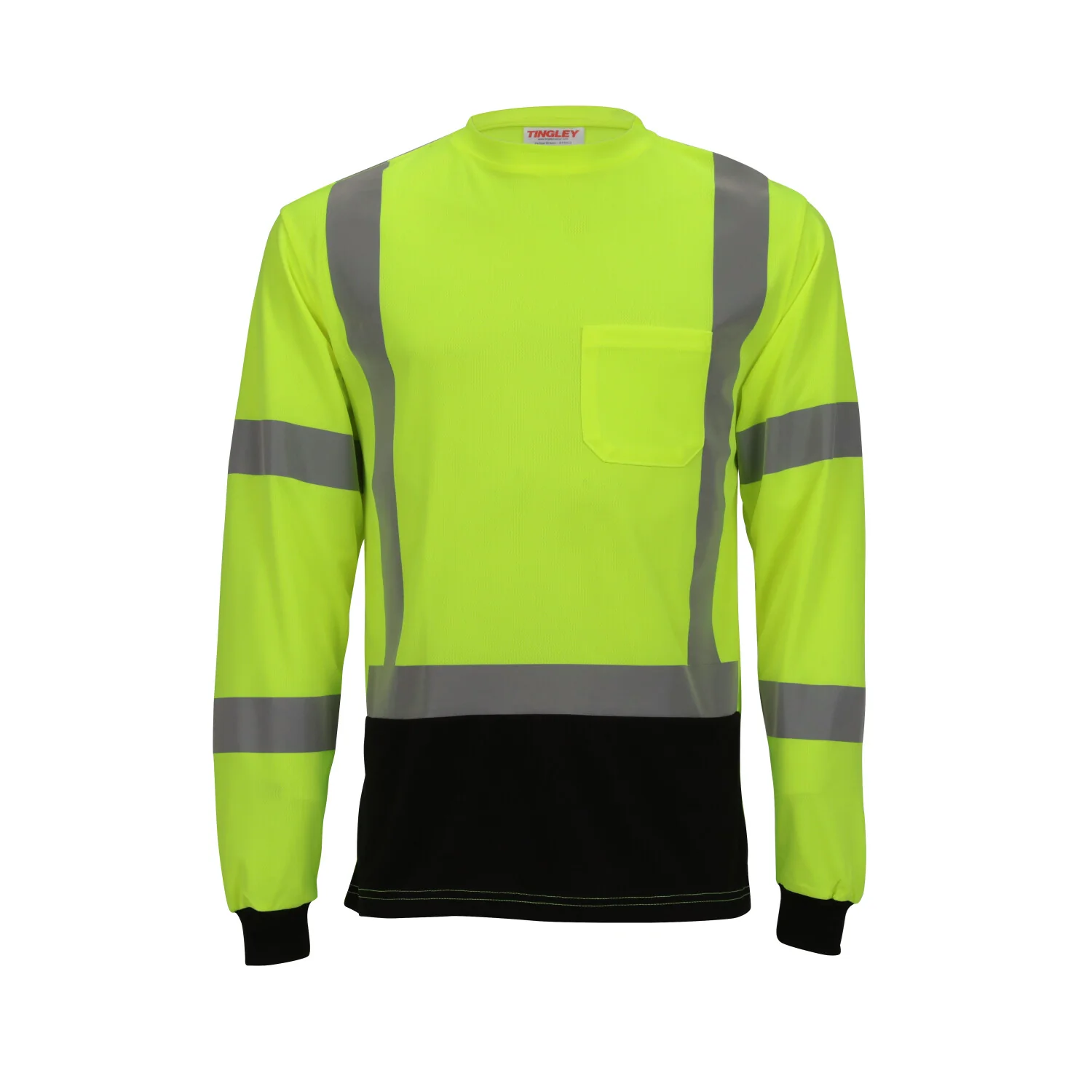 Job Sight Class 3 Black Front T-Shirt - Image 4