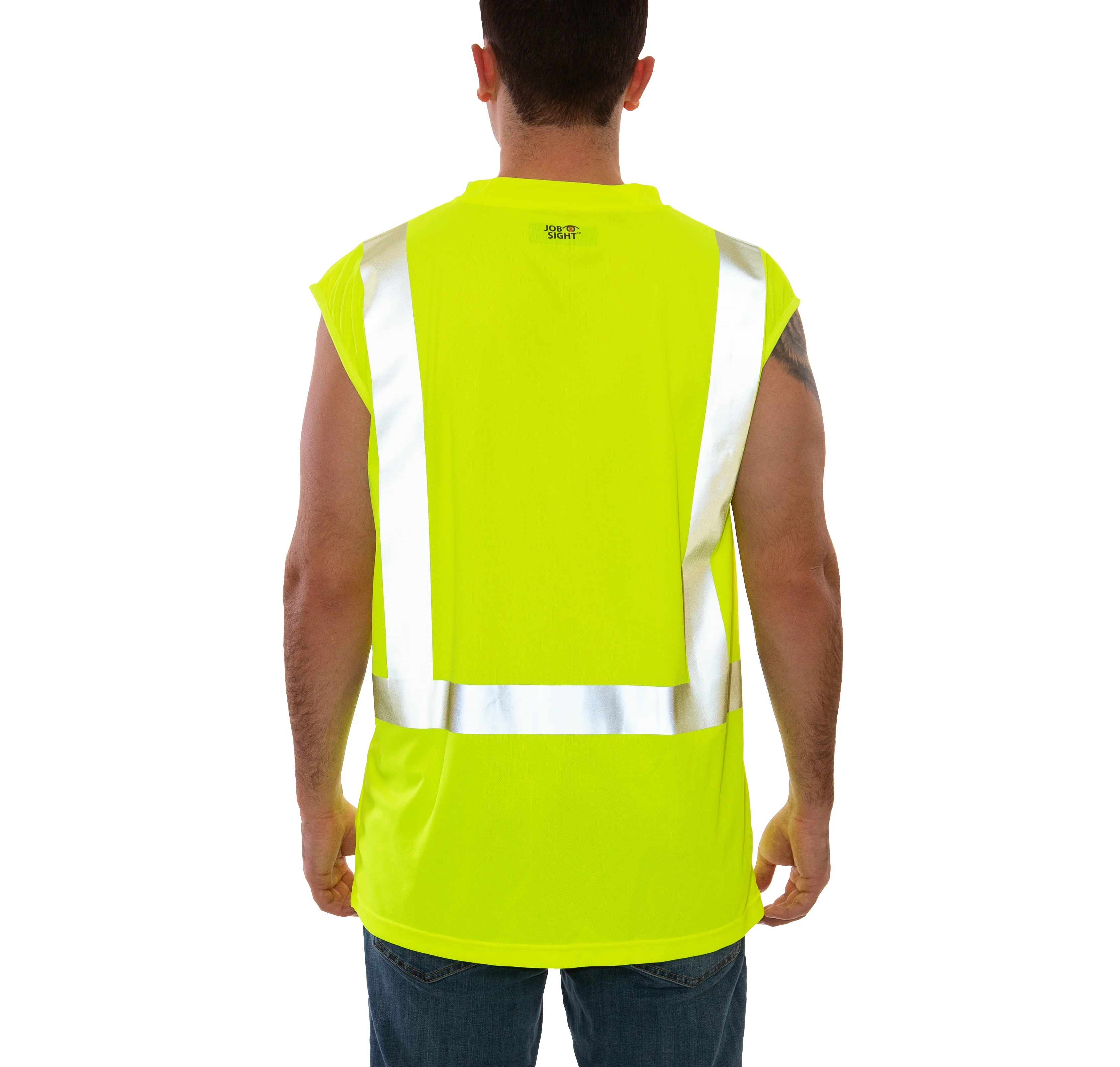 Job Sight Class 2 Sleeveless Shirt - Image 3