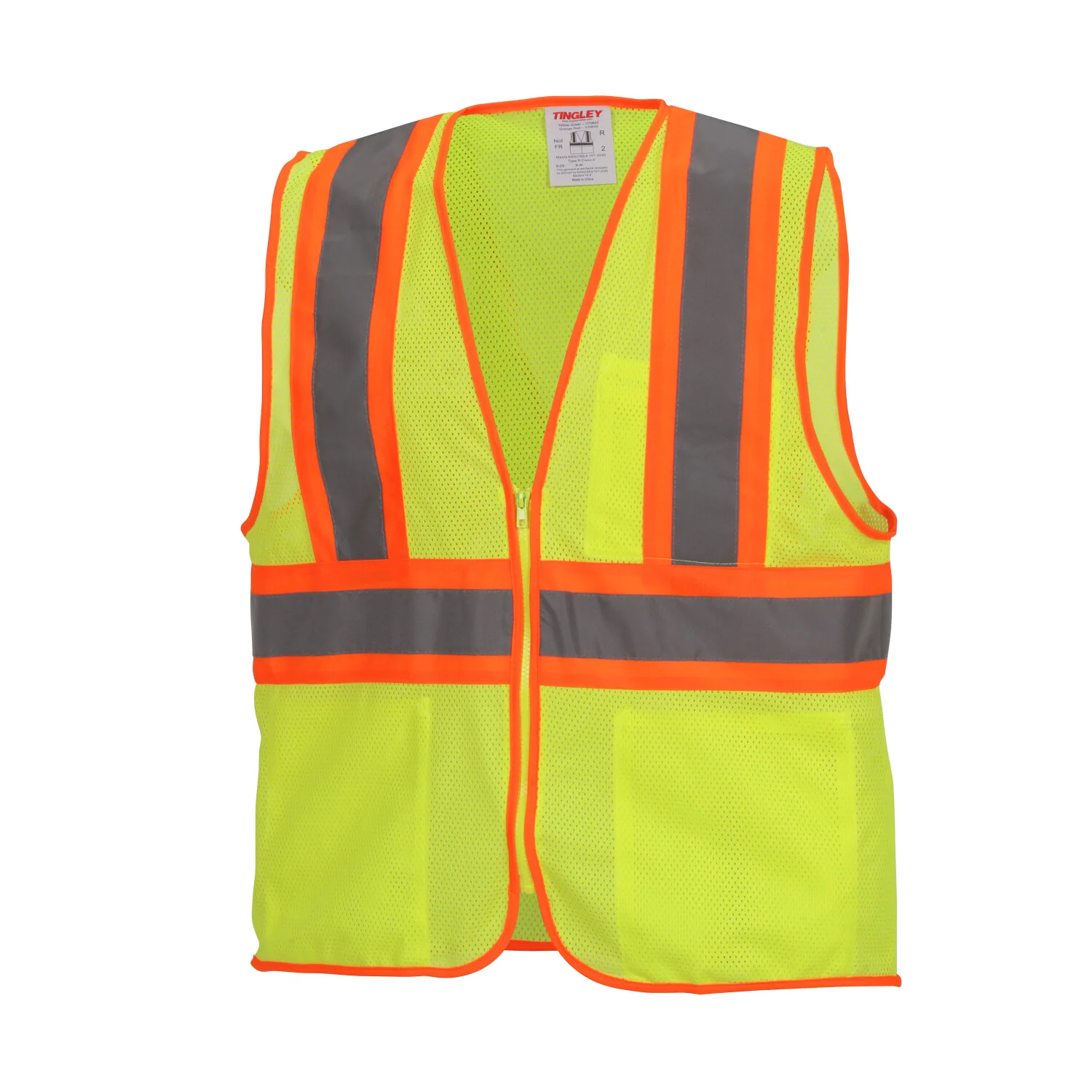 Job Sight Class 2 Two-Tone Mesh Vest - Image 5