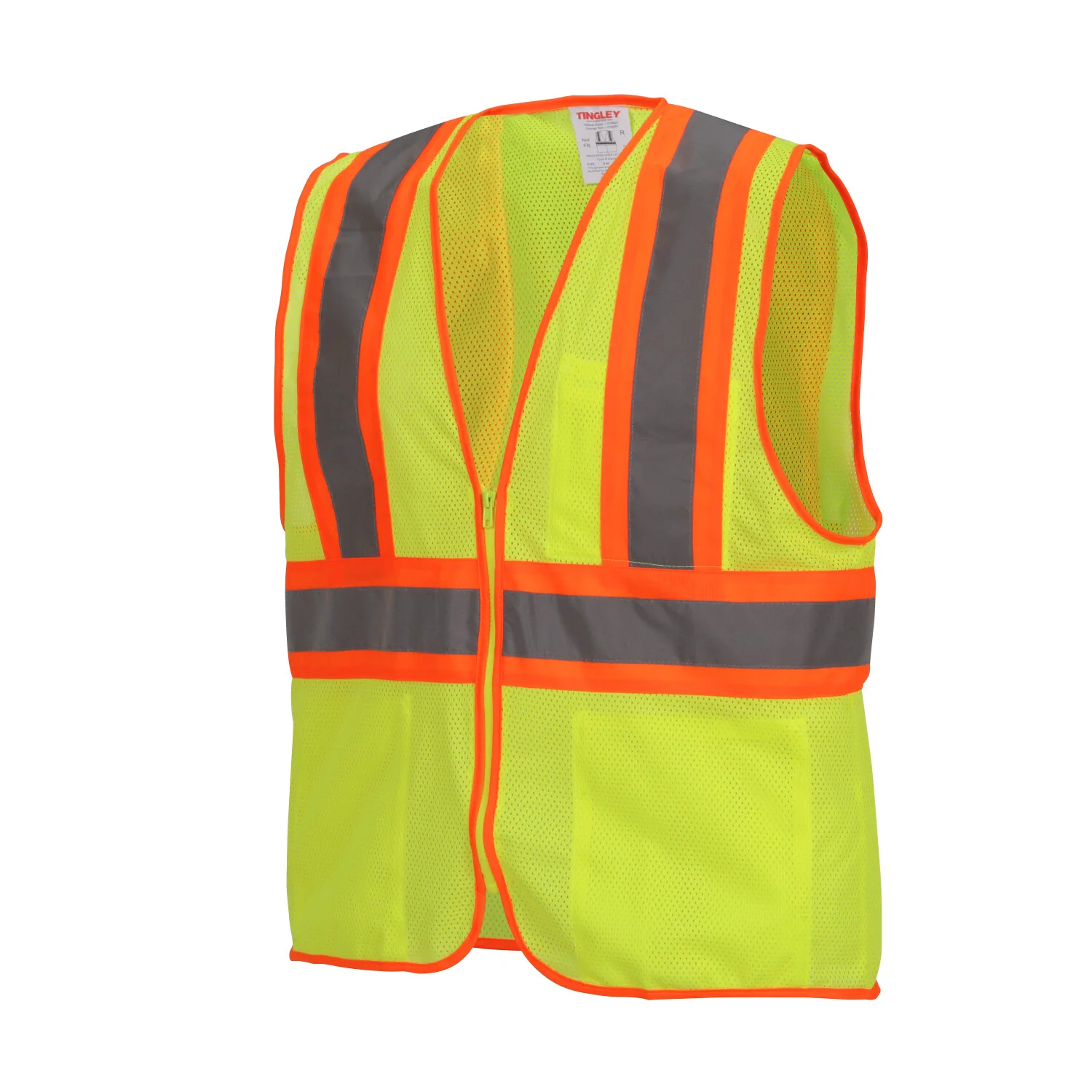 Job Sight Class 2 Two-Tone Mesh Vest - Image 6