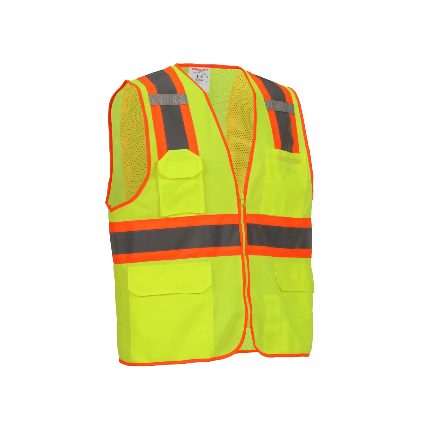 Job Sight Class 2 Two-Tone Surveyor Vest - Image 28