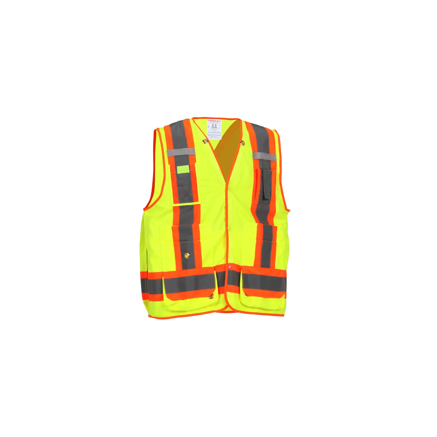 Job Sight Class 2 X-Back Surveyor Vest - Image 27