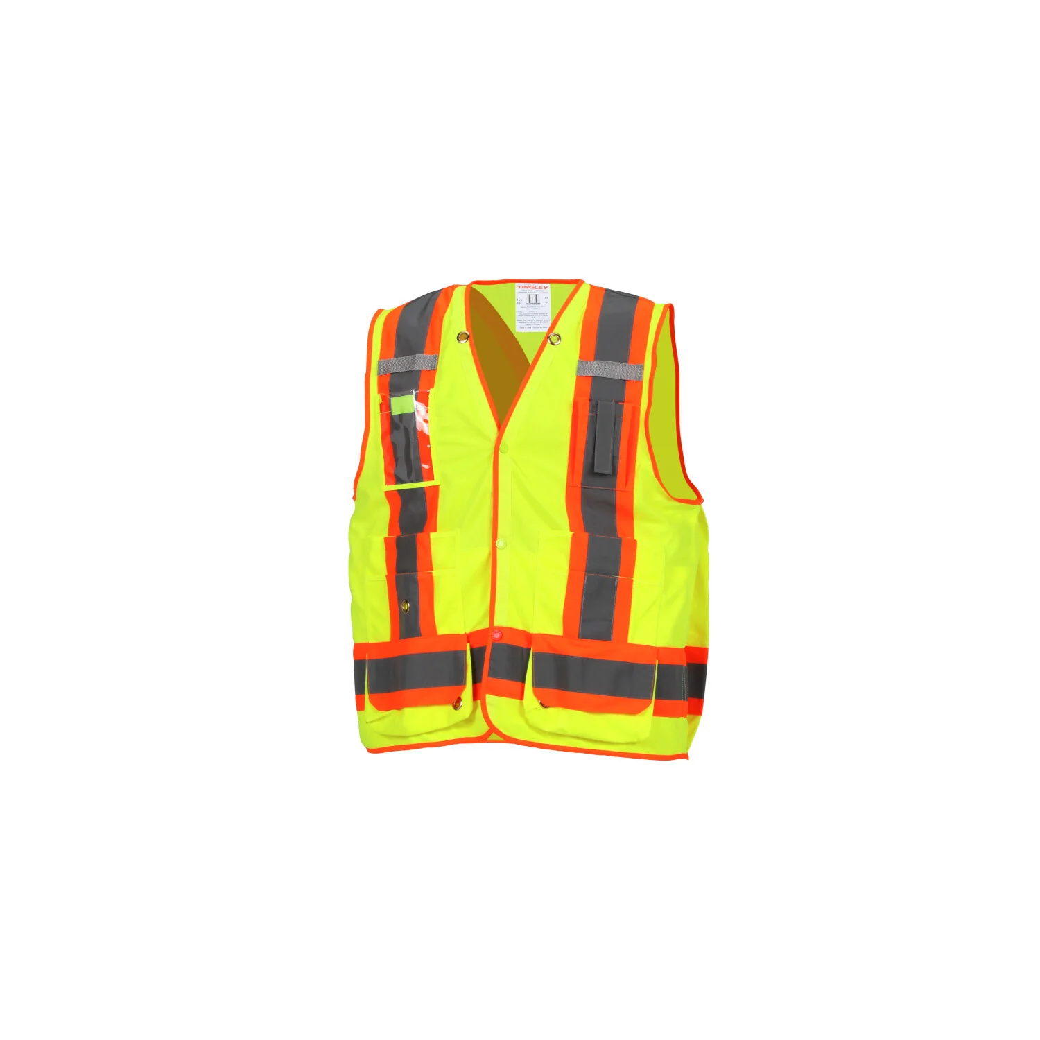 Job Sight Class 2 X-Back Surveyor Vest - Image 29