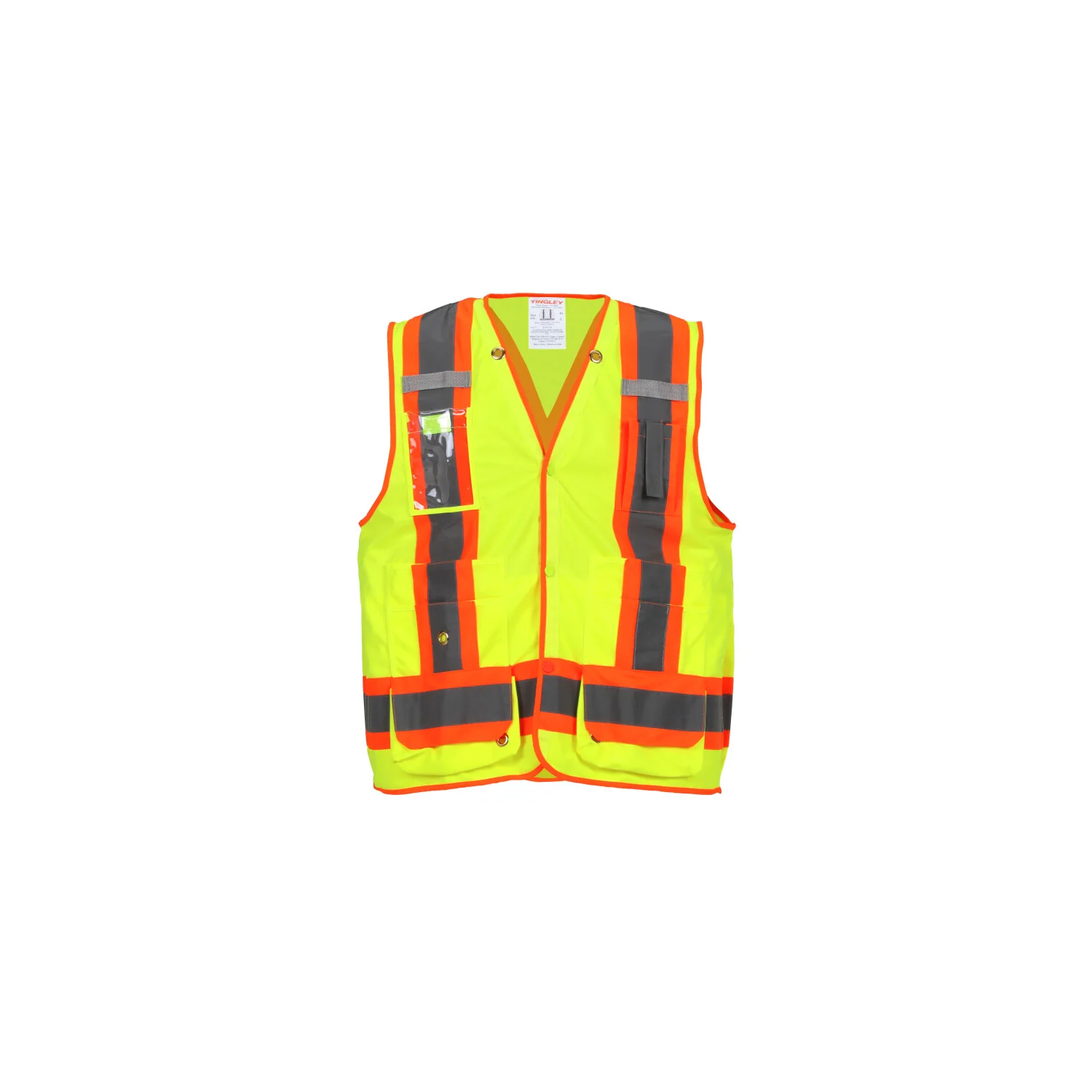Job Sight Class 2 X-Back Surveyor Vest - Image 4