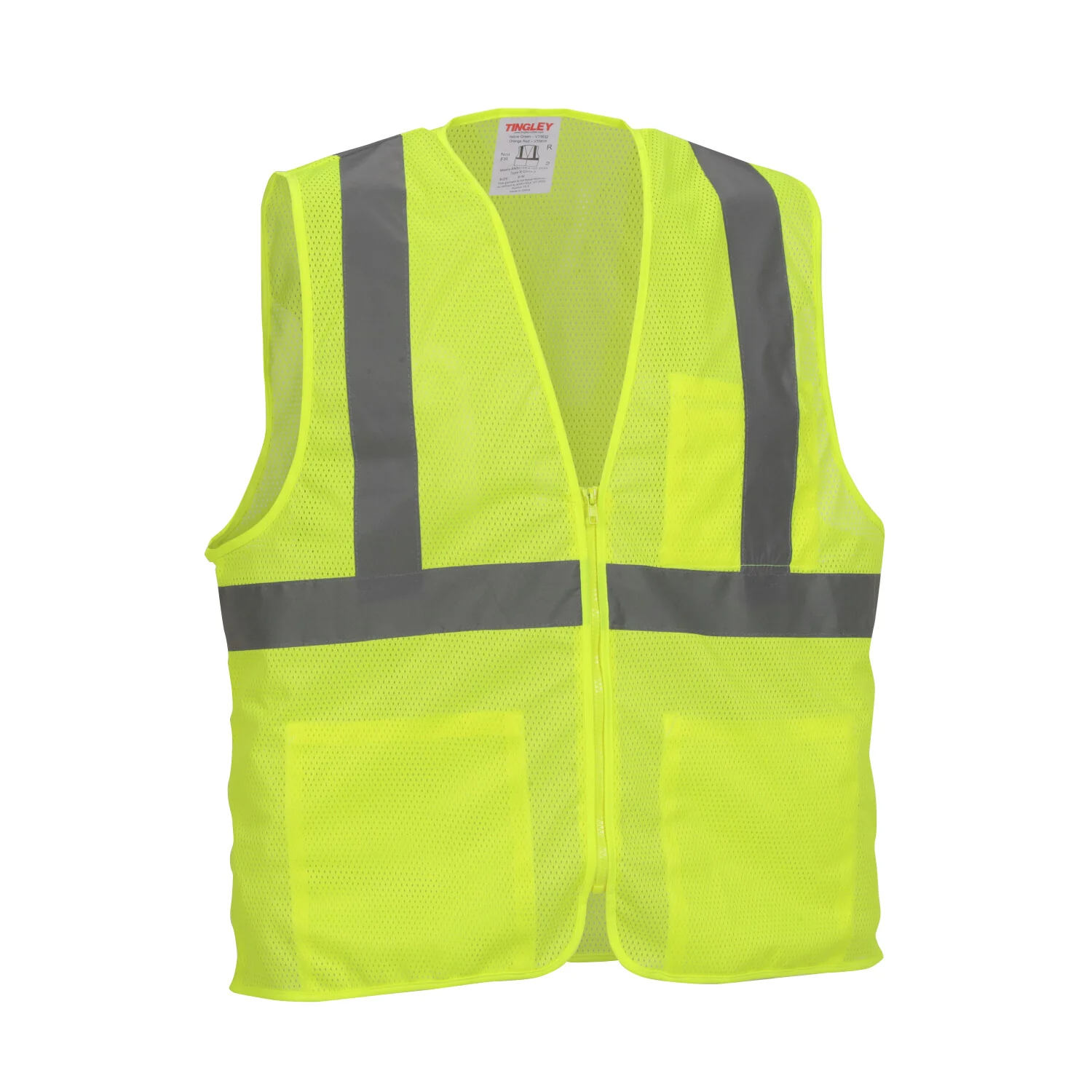 Job Sight Class 2 Zip-Up Mesh Vest - Image 31