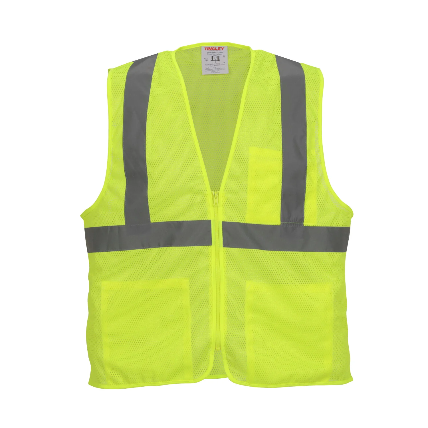 Job Sight Class 2 Zip-Up Mesh Vest - Image 32