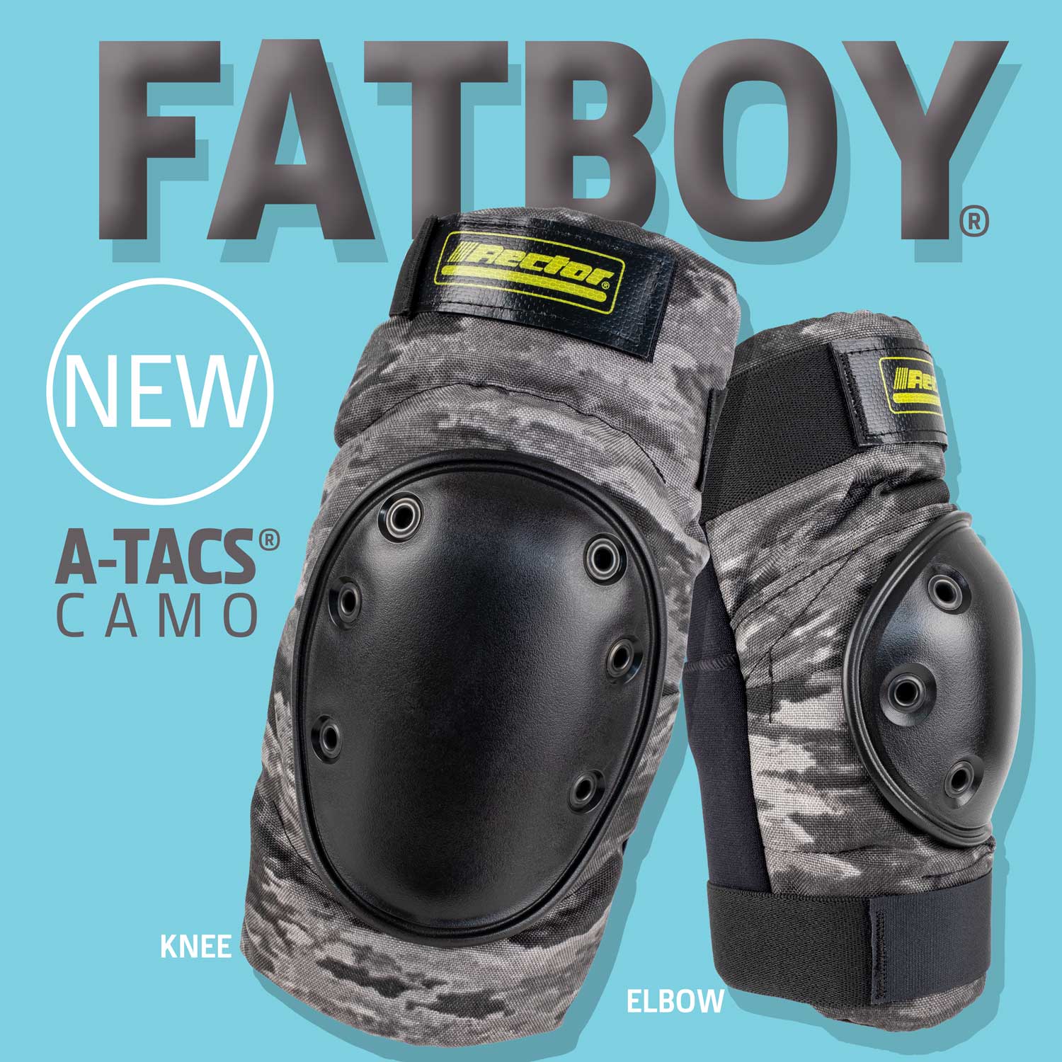 RECTOR® FATBOY™ Elbow Pads - Ghost Camo - Image 3