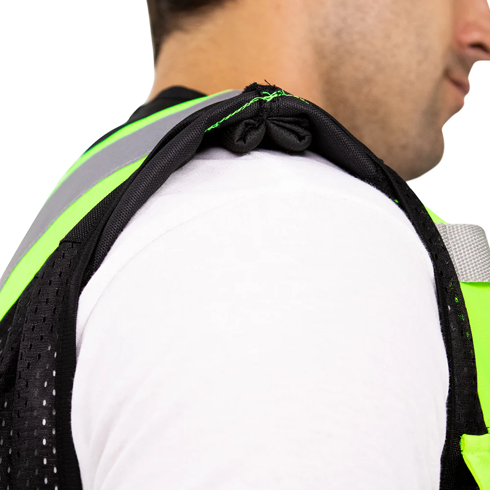 Class 1 Heavy Duty X-Back Surveyor Vest - Image 5