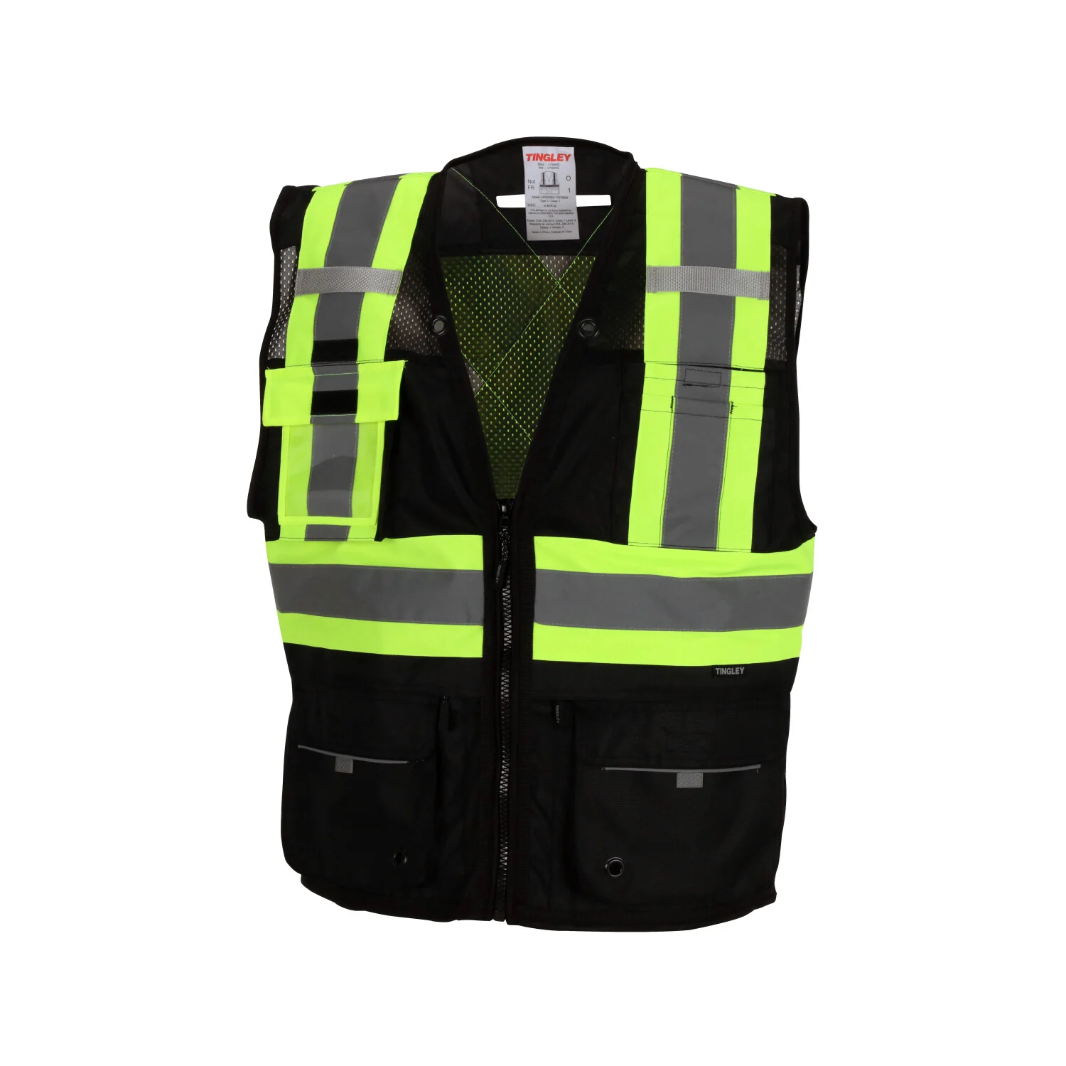Class 1 Heavy Duty X-Back Surveyor Vest - Image 7