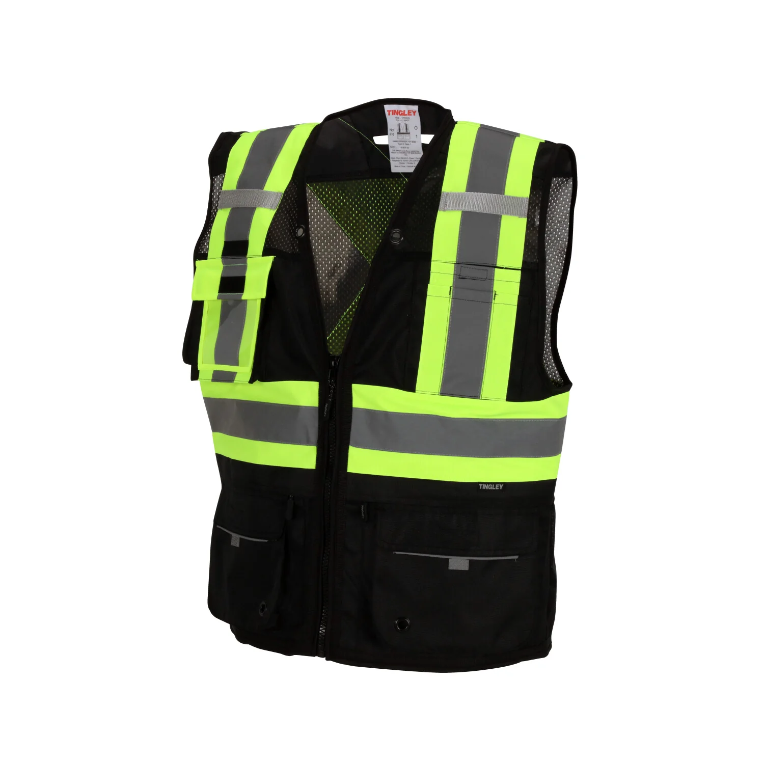 Class 1 Heavy Duty X-Back Surveyor Vest - Image 8